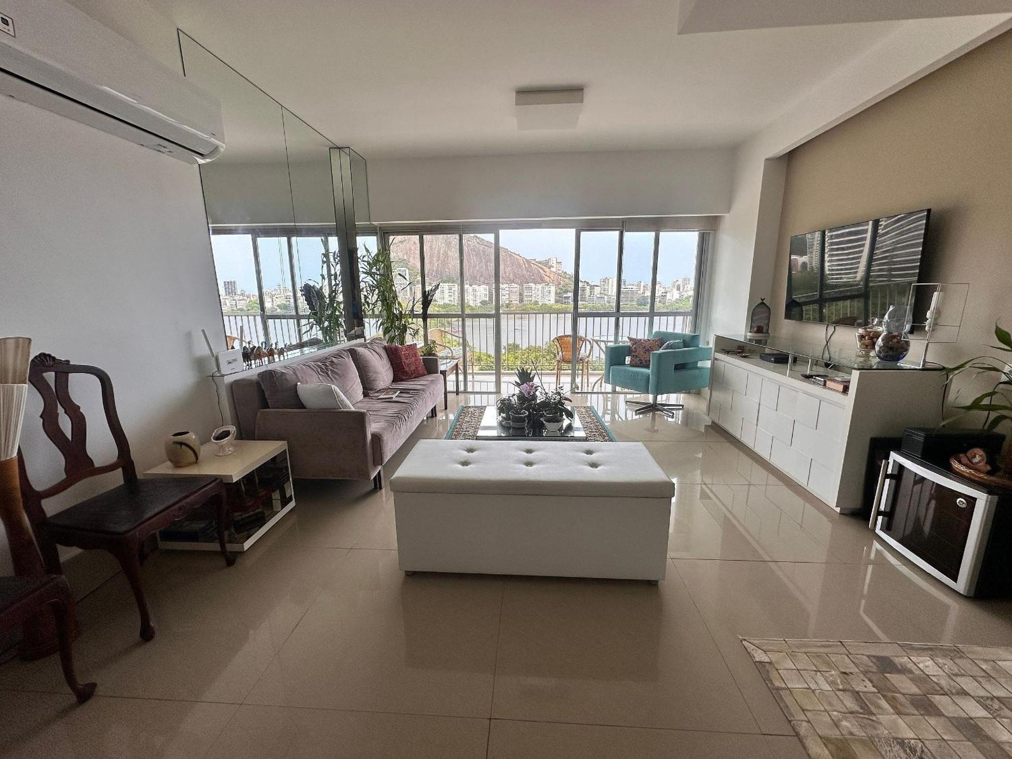 Apartamento Varanda Com Vista Incrivel Lagoa *